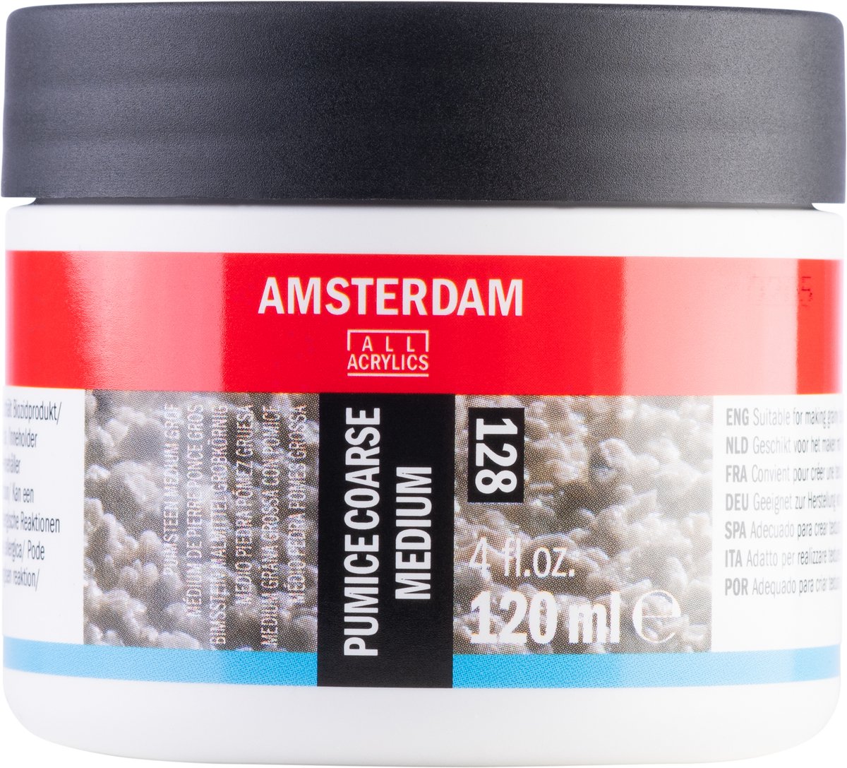   Puimsteen medium grof 128 | mini 120 ml